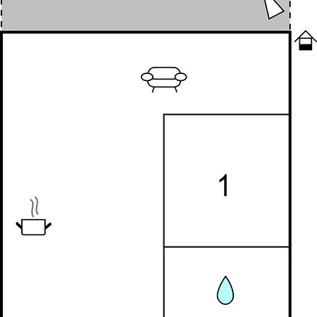 One-bedroom In Διαμέρισμα Posedarje